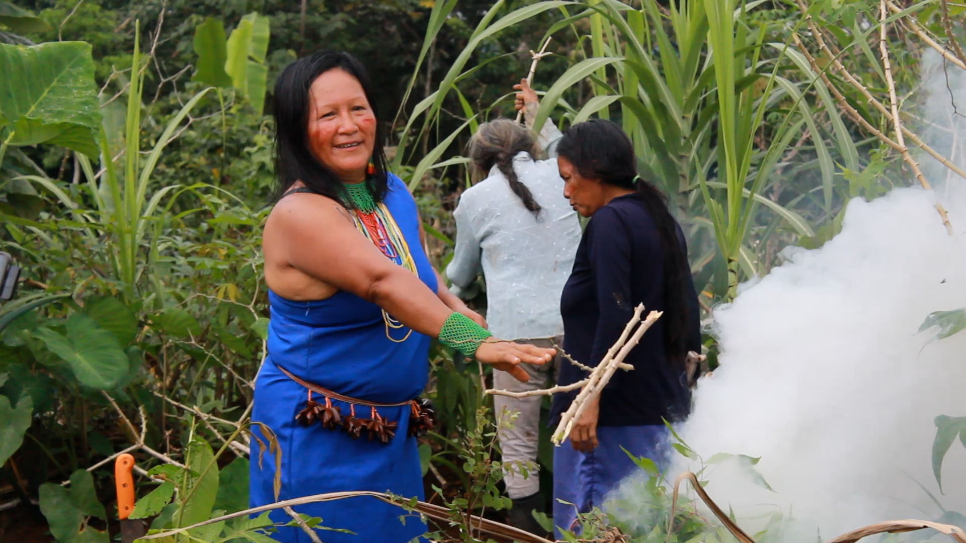 alimentando el fueguito